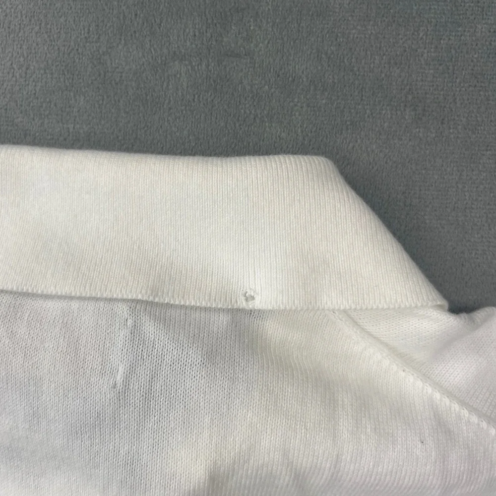 Polo Ralph Lauren Knit Shirt XXL White Cotton Classic Fit NWT Flaw MSRP $125